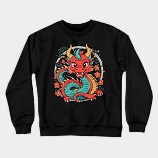 Red dragon gift ideas Crewneck Sweatshirt